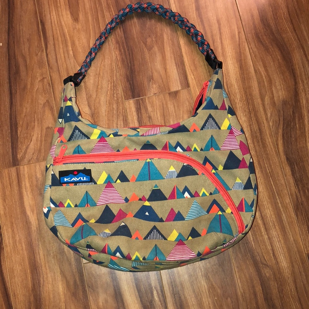 Kavu purse handbag mountain pattern